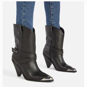 JustFab Brando Western Boots size 8